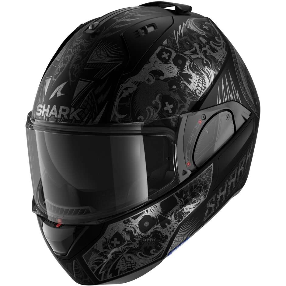 Modular Motorcycle Helmet P / J Shark EVO ES K-ROZEN Matt Black Anthracite Anthracite