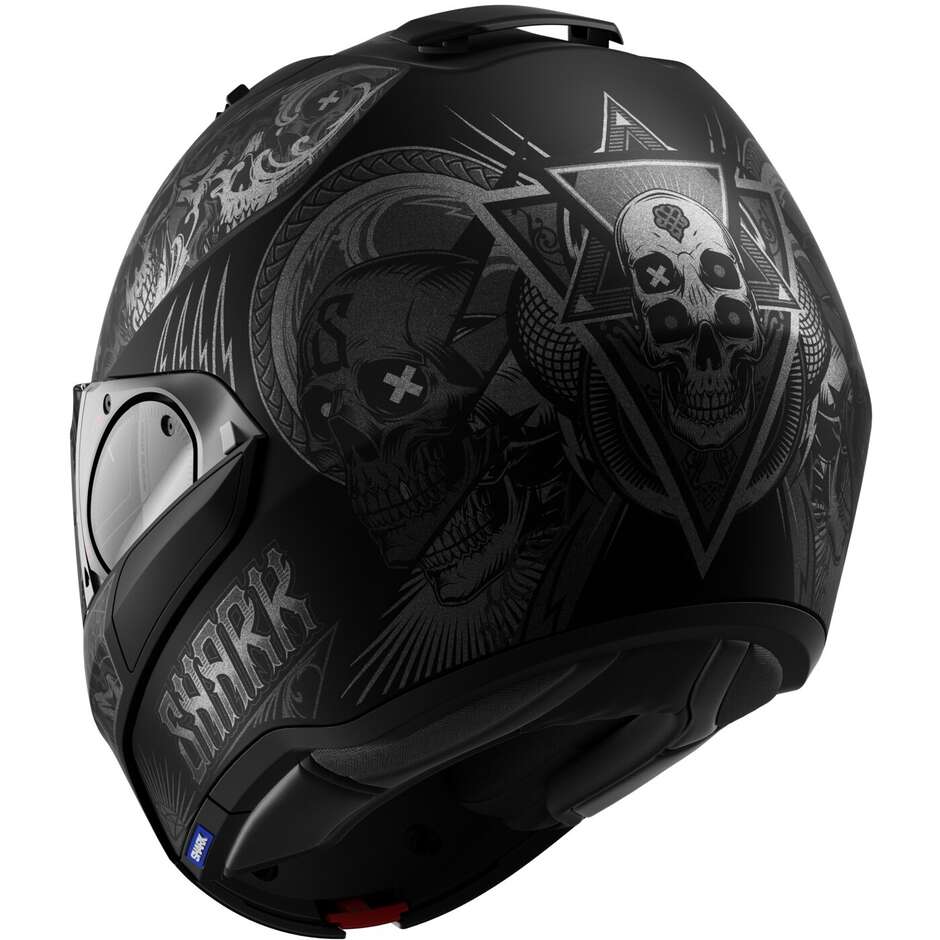 Modular Motorcycle Helmet P / J Shark EVO ES K-ROZEN Matt Black Anthracite Anthracite