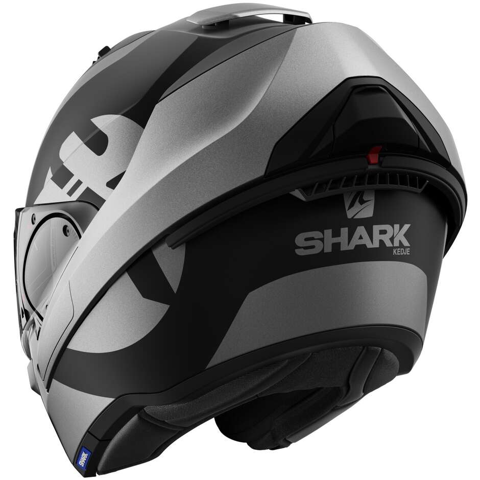 Modular Motorcycle Helmet P / J Shark EVO ES KEDJE Matt Black Anthracite Black