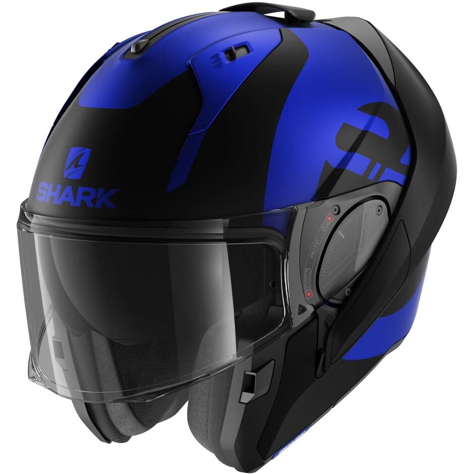 Modular Motorcycle Helmet P / J Shark EVO ES KEDJE Matt Blue Black Blue