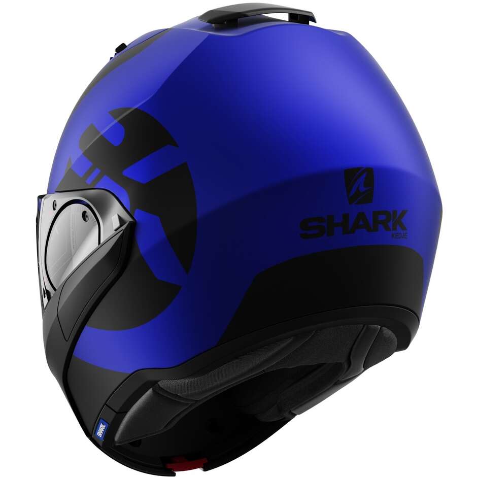 Modular Motorcycle Helmet P / J Shark EVO ES KEDJE Matt Blue Black Blue