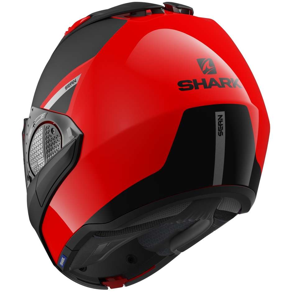 Modular Motorcycle Helmet P / J Shark EVO GT SEAN Orange Black Gray