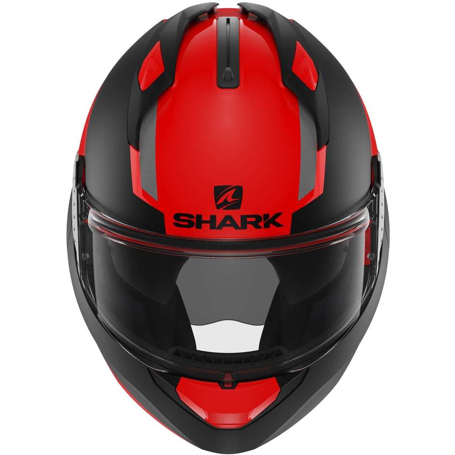 Modular Motorcycle Helmet P / J Shark EVO GT SEAN Orange Black Gray