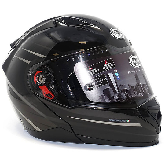 Modular Motorcycle Helmet Premier DELTA M9 Gray