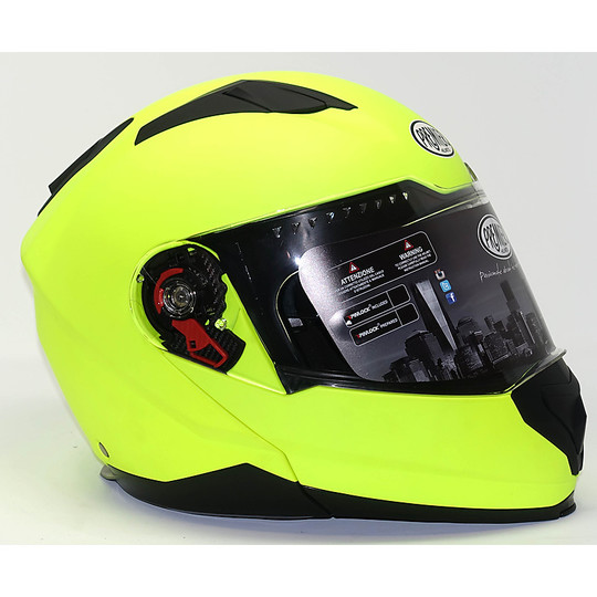 Modular Motorcycle Helmet Premier DELTA Matt Yellow