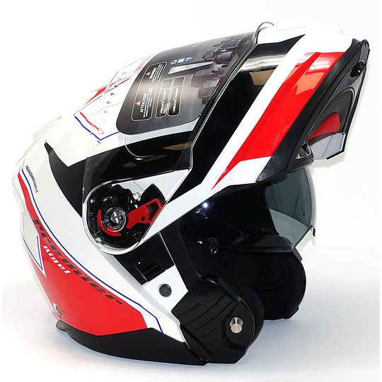 Modular Motorcycle Helmet Premier DELTA RG 8 Red Black