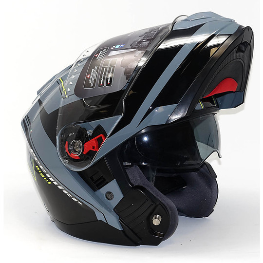 Modular Motorcycle Helmet Premier DELTA RG Gray