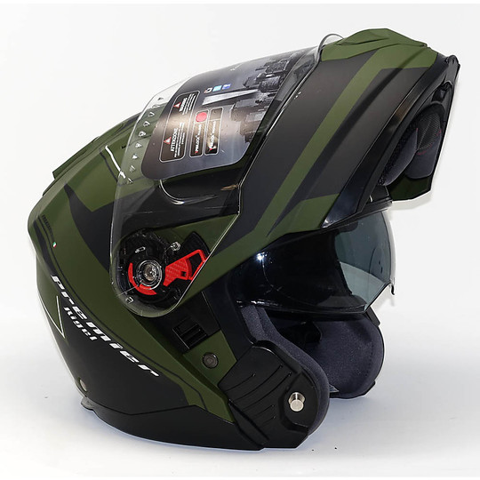 Modular Motorcycle Helmet Premier DELTA RG Green