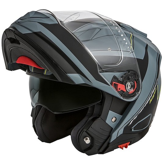 Modular Motorcycle Helmet Premier DELTA RG Y Gray BM Gray Matt Black