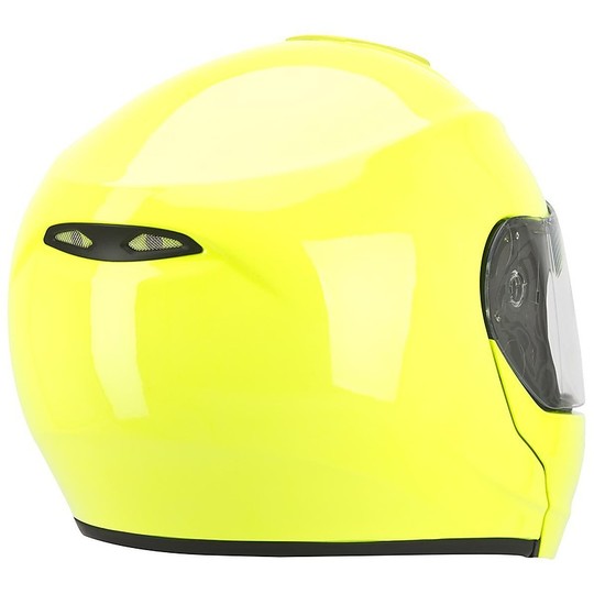 Modular Motorcycle Helmet Scorpion Exo-3000 Air Solid Yellow Neon