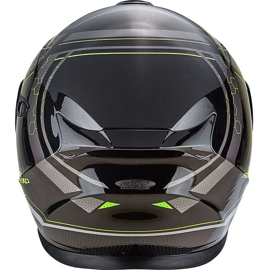 Modular Motorcycle Helmet Scorpion Exo-920 Satellite Black Yellow Neon