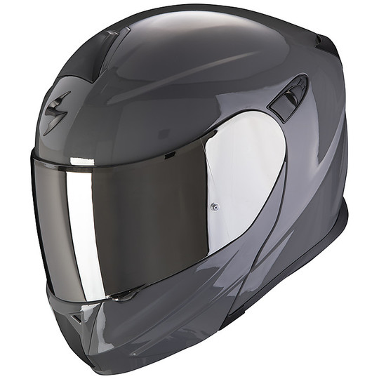 Modular Motorcycle Helmet Scorpion EXO-920 SOLID Cement Gray