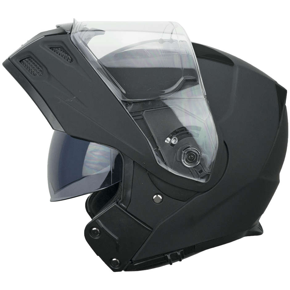 Modular Motorcycle Helmet SKAP 5RH Double Visor Matt Black