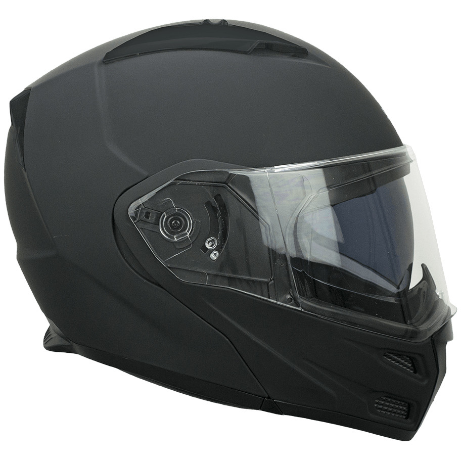 Modular Motorcycle Helmet SKAP 5RH Double Visor Matt Black