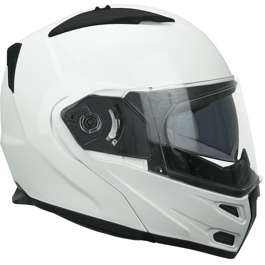 Modular Motorcycle Helmet SKAP 5RH Double Visor White