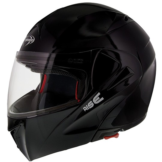 Modular Motorcycle Helmet Stormer RISE Uni Black