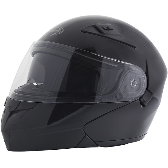 Modular Motorcycle Helmet Stormer TURN Uni Black