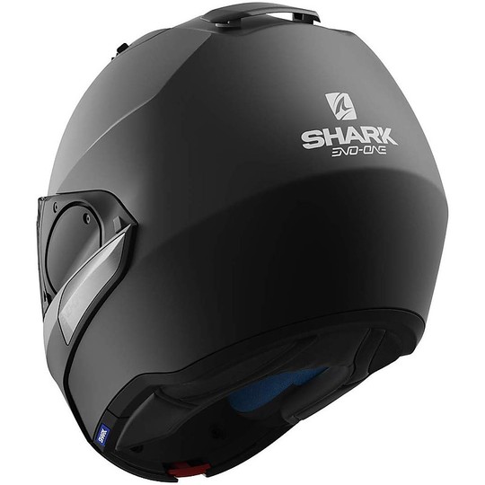 Modular Motorcycle Helmet Tilt Chin Shark Evo-One Special Blank Opaque