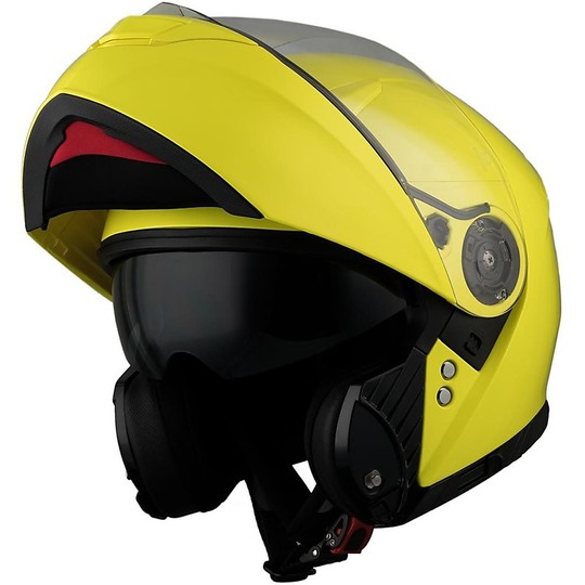 Modular Motorcycle Helmet Vemar NASHI Fluo Yellow