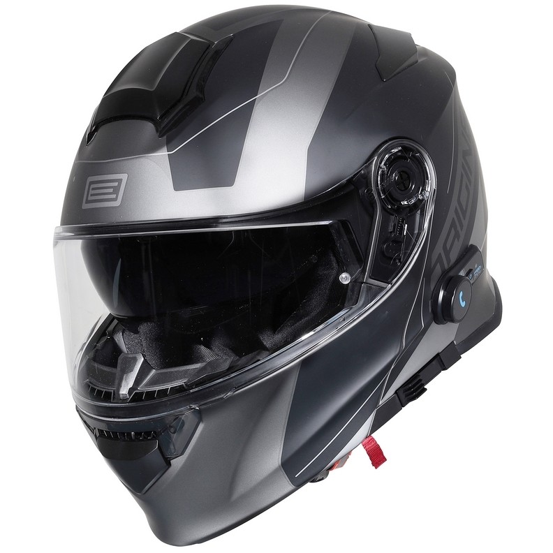 Modular Motorcycle Helmet with Bluetooth Origin DELTA BT Spike Matt Titanium Black