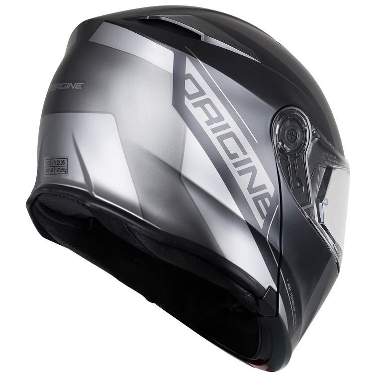 Modular Motorcycle Helmet with Bluetooth Origin DELTA BT Spike Matt Titanium Black