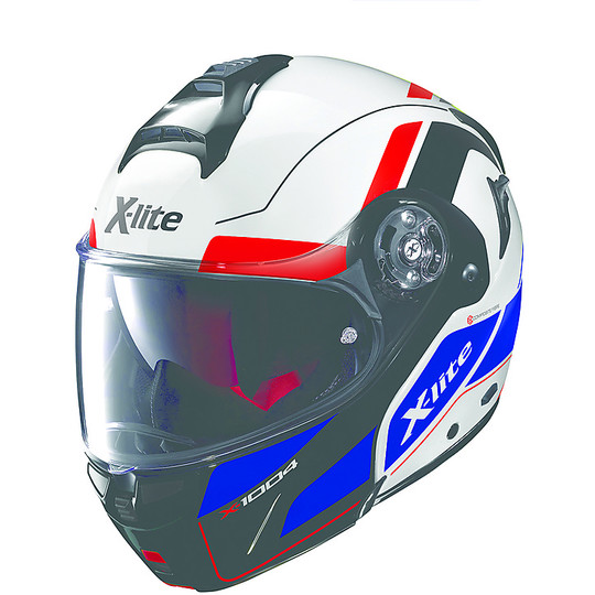 Modular Motorcycle Helmet X-Lite X-1004 CHARISMATIC N-Com 025 Glossy White