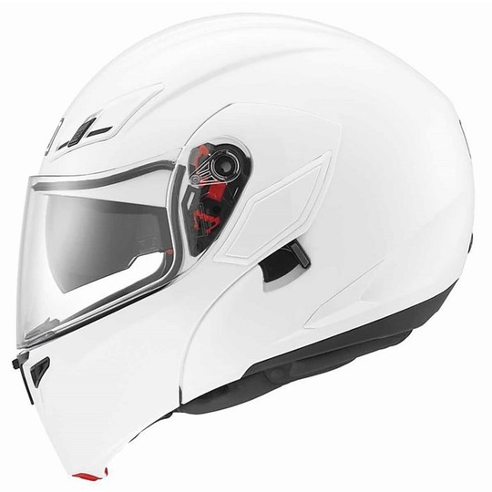 Modular Motorrad Helm Agv New Compact Dual Mono Genehmigung Glossy White
