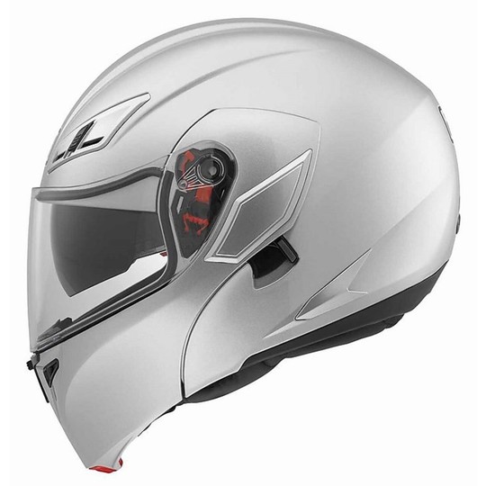 Modular Motorrad Helm Agv New Compact Dual Mono Silber-Zertifizierung
