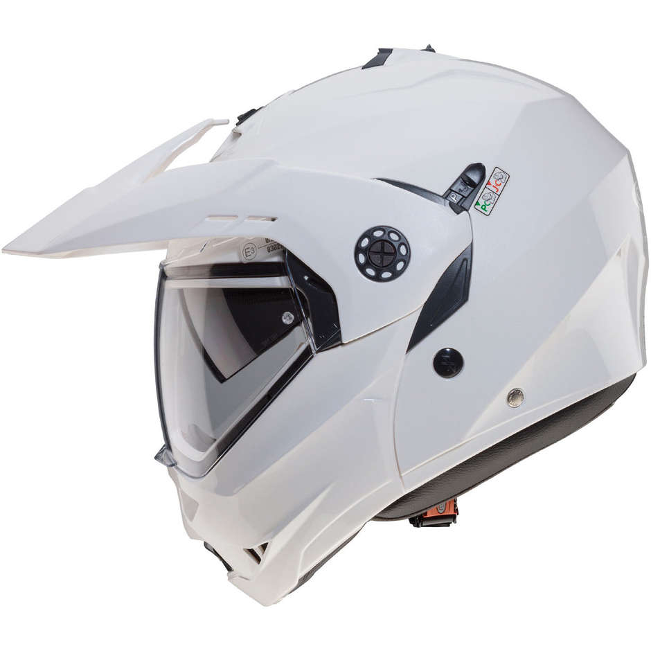 Modular Motorrad Helm Caberg Modell Tourmax Metall Weiß