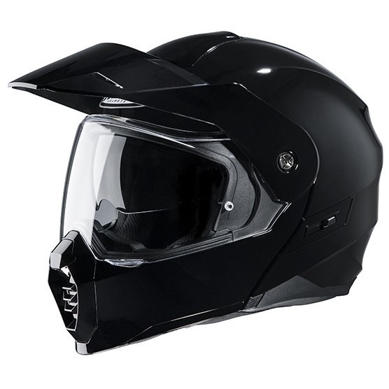 Modular Touring Motorcycle Helmet HJC C80 UNI Glossy Black