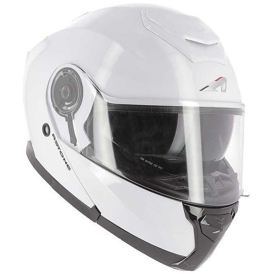 Modularer Helm Astone RT900 STRIPE Glossy White