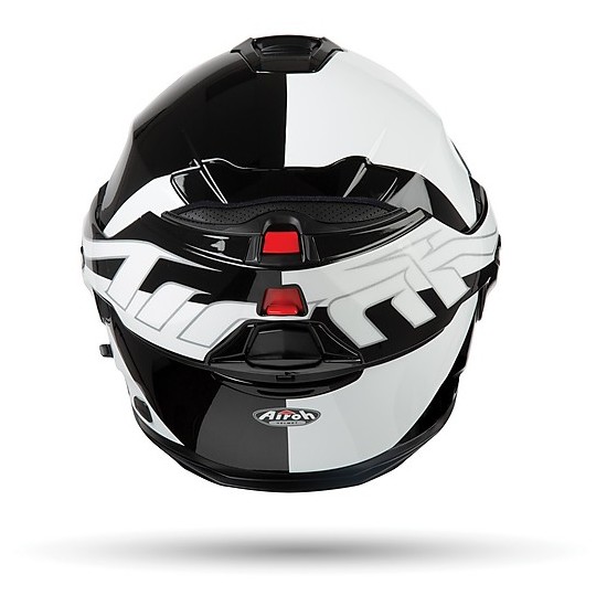Modularer Helm Flip UP Motorrad Airoh REV 19 FUSION Glänzend Weiß