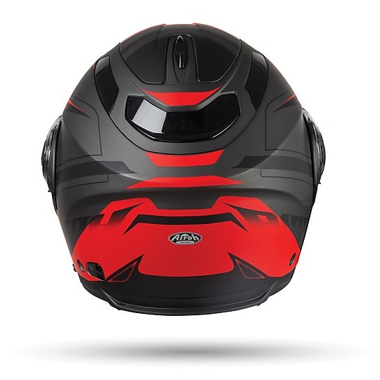 Modularer Helm Moto Airoh PHANTOM S Triple Red Opaque