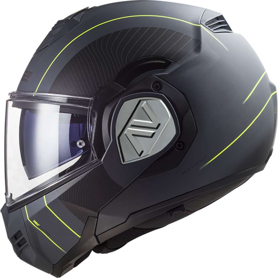 Modularer Helm Zugelassen P / J Ls2 FF906 ADVANT COOPER Matt Titanium Black