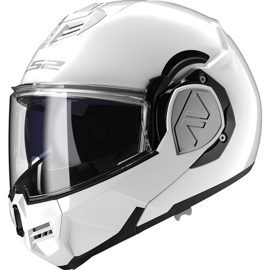 Modularer Helm Zugelassen P / J Ls2 FF906 ADVANT SOLID Weiß