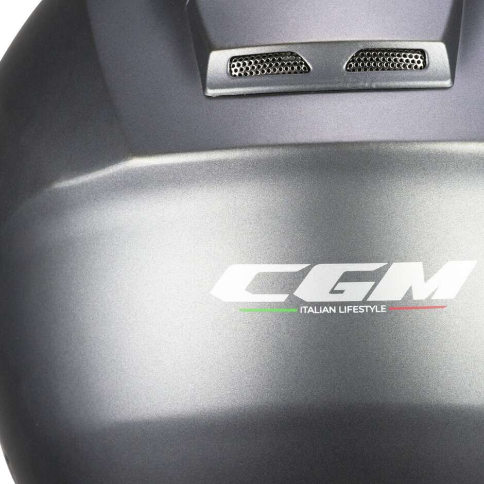 Modularer Motorradhelm CGM 560A MAD MONO Anthrazit-Satin