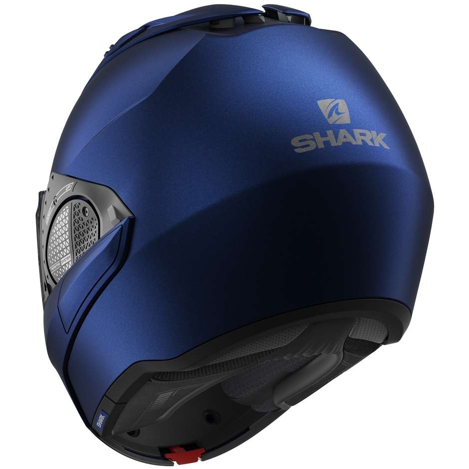 Modularer Motorradhelm In Shark EVO GT BLANK Matt Blau