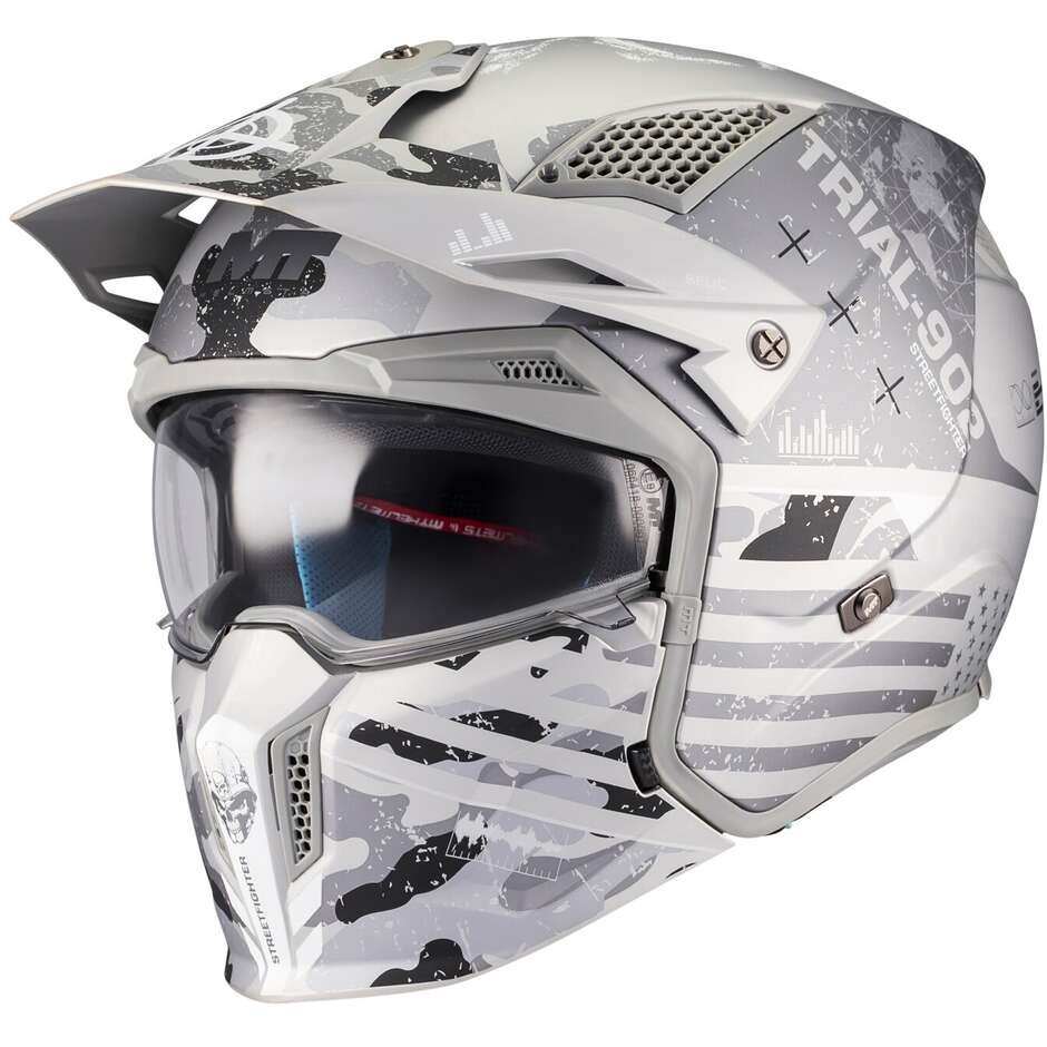 Modularer Motorradhelm MT Helmets STREETFIGHTER SV S BELIC A2 Matt