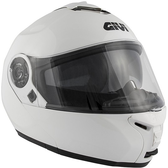 Modularer Motorradhelm P / J Givi X.20 EXPEDITION Solid Glossy White