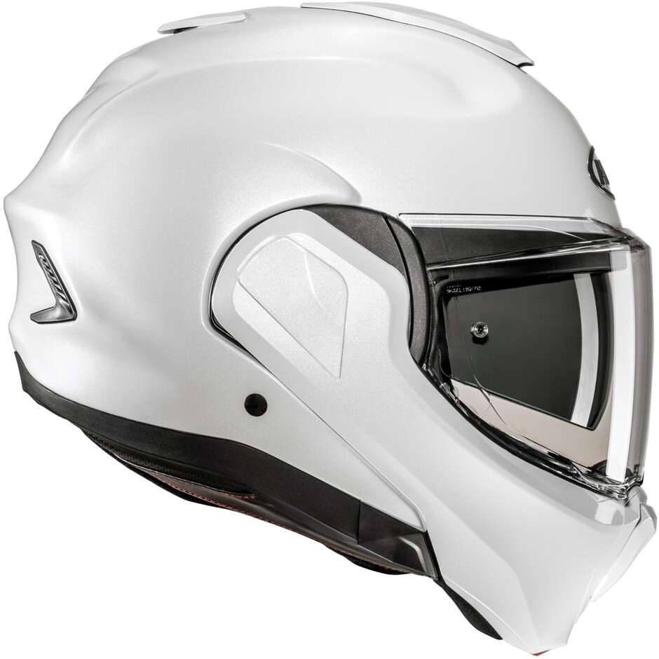 Modularer Motorradhelm P/J Hjc F100 Perlweiß