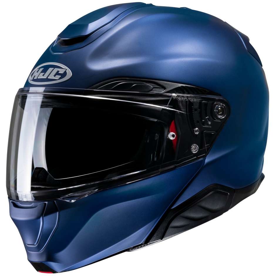 Modularer Motorradhelm P / J Hjc RPHA 91 SOLID Semi Opaque Metal Blue