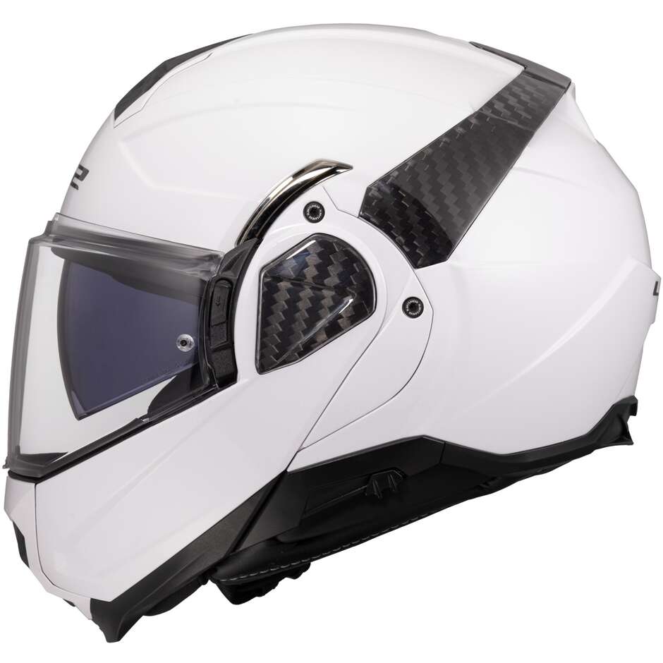 Modularer Motorradhelm P/J LS2 FF910 ADVANT II SOLID Weiß