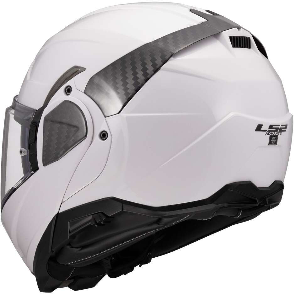 Modularer Motorradhelm P/J LS2 FF910 ADVANT II SOLID Weiß