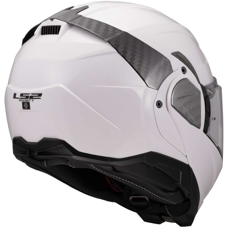Modularer Motorradhelm P/J LS2 FF910 ADVANT II SOLID Weiß