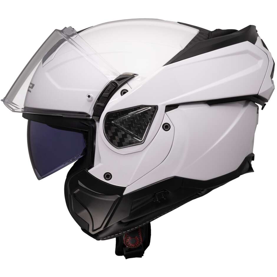 Modularer Motorradhelm P/J LS2 FF910 ADVANT II SOLID Weiß
