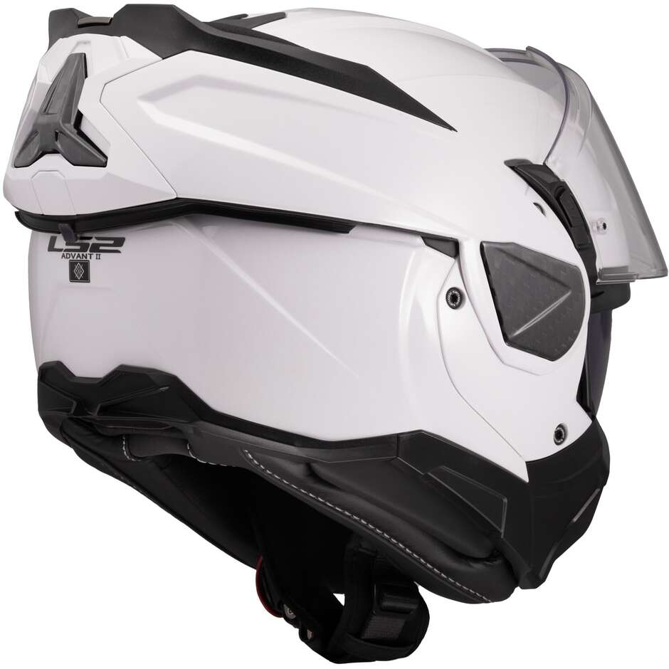 Modularer Motorradhelm P/J LS2 FF910 ADVANT II SOLID Weiß
