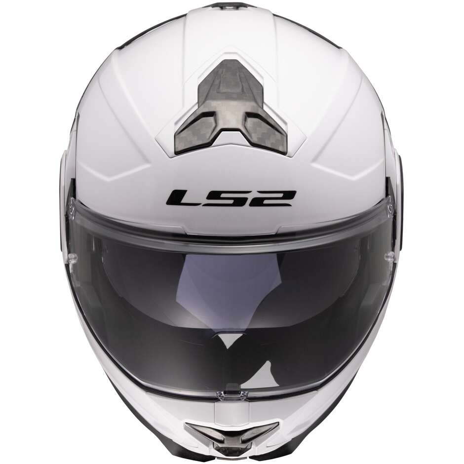 Modularer Motorradhelm P/J LS2 FF910 ADVANT II SOLID Weiß