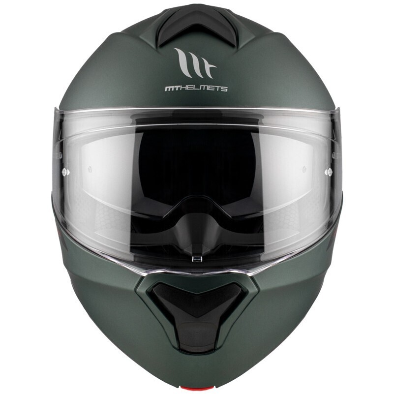 Modularer Motorradhelm P/J Mt Helm GENESIS SV S Solid A6 Mattgrün