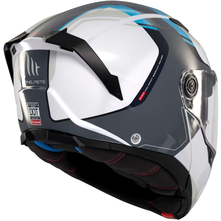 Modularer Motorradhelm P/J Mt Helmets ATOM 2 SV EMALLA C17 Matt