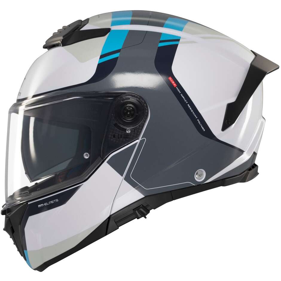 Modularer Motorradhelm P/J Mt Helmets ATOM 2 SV EMALLA C17 Matt